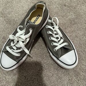 Converse Charcoal and White Sneakers